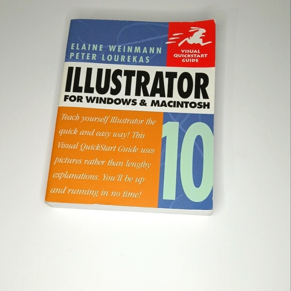 Illustrator 10 for Windows & Macintoch Visual Quickstart Guide Vintage